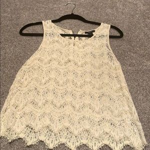 Lace tank top
